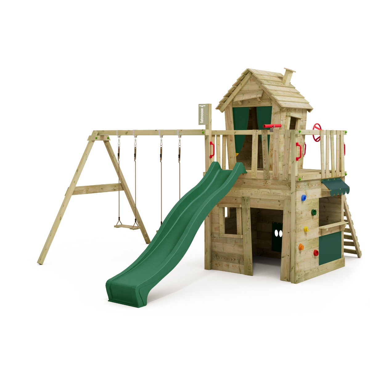 Climbing frame CrazyCat Comfort XXL with Swing | Fatmoose.co.uk