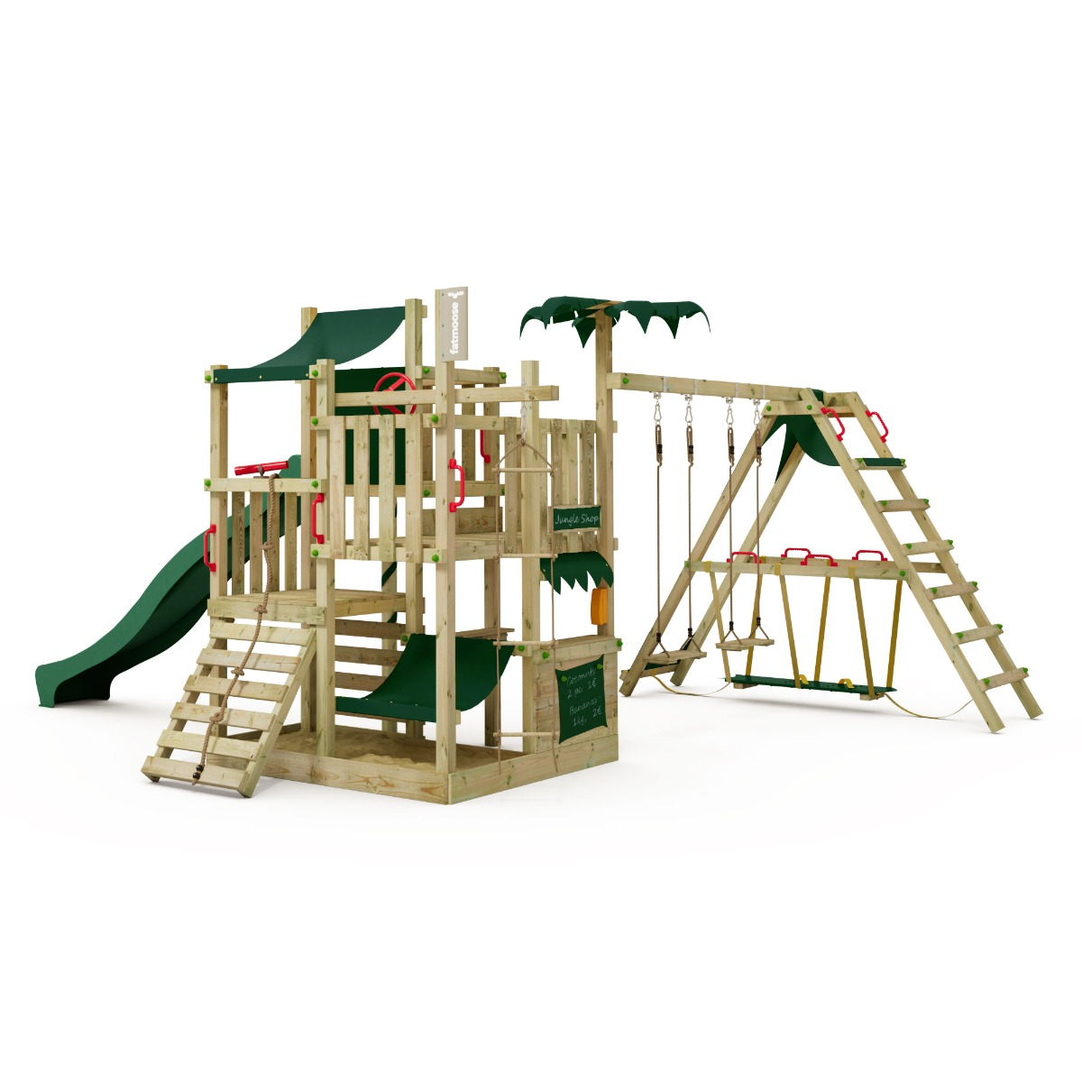 Climbing Frame BananaBeach Big XXL with swing | Fatmoose.co.uk