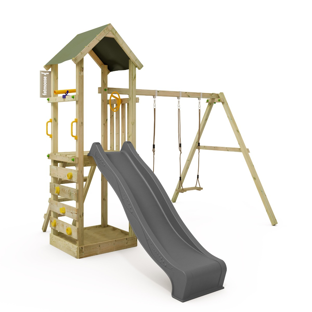 KICKBACK CORNERED,LES 150 PASSIONS…セット Climbing frame with swing KiwiKey Kick XXL | Fatmoose.co.uk