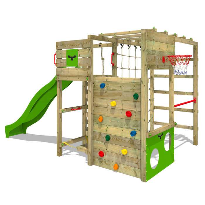 Climbing tower with slide FitFrame Fresh XXL